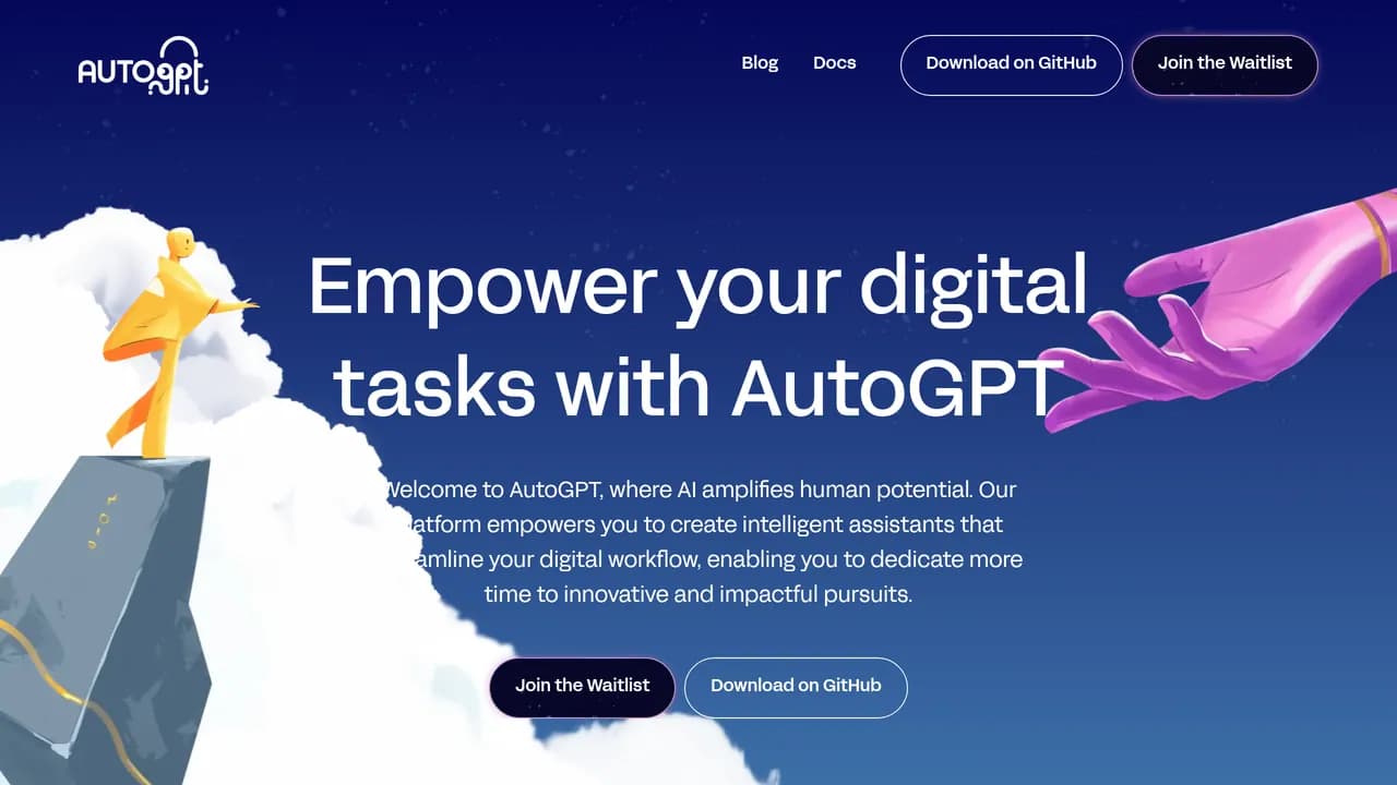Screenshot of AutoGPT