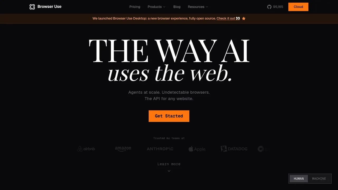 Screenshot of Browser Use