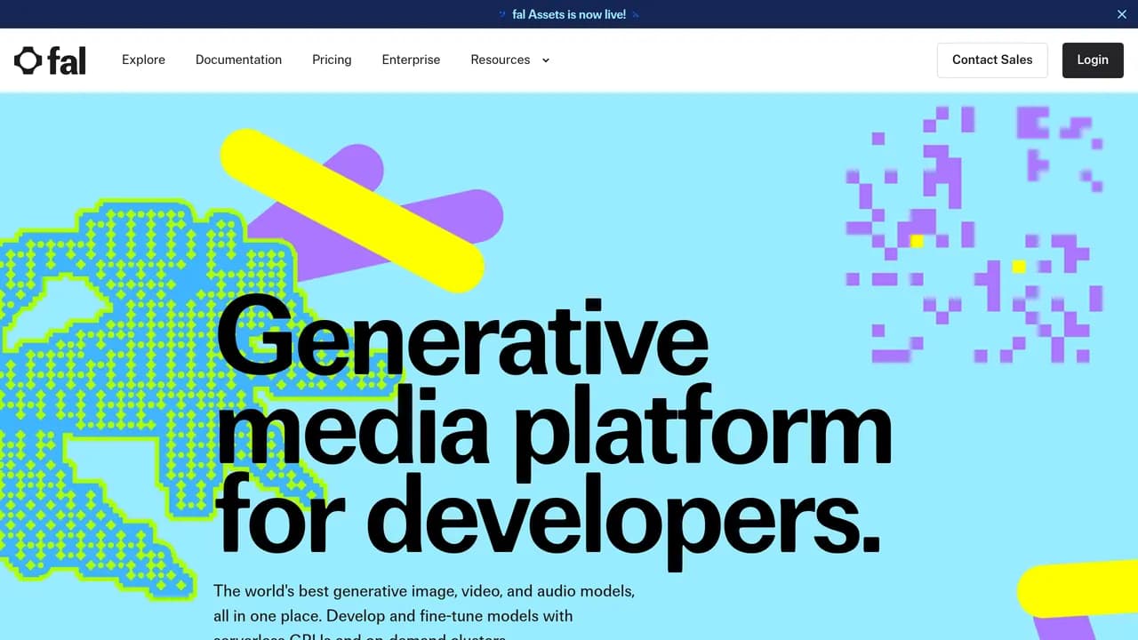 Screenshot of Fal.ai