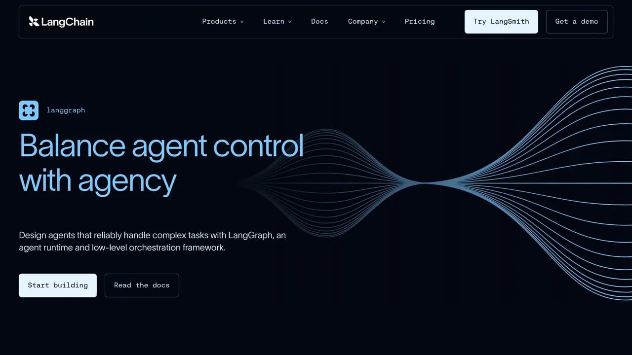 Screenshot of LangGraph
