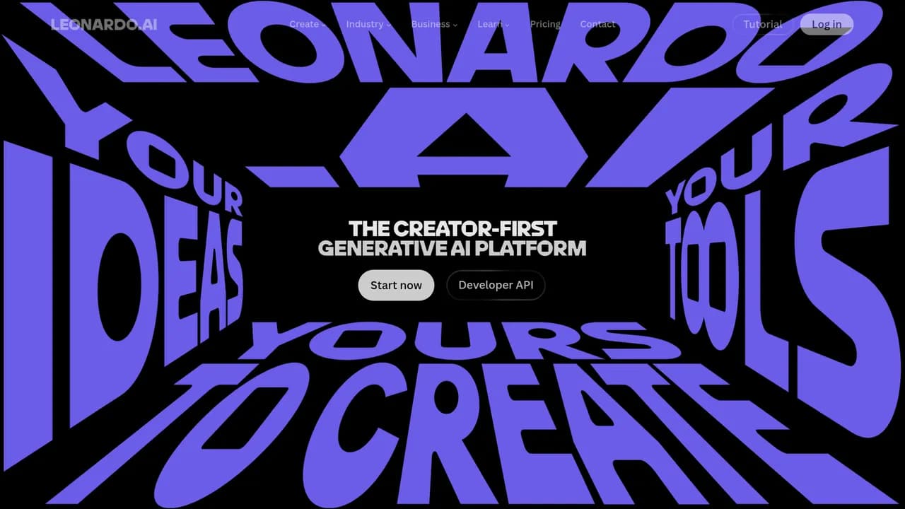 Screenshot of Leonardo.AI