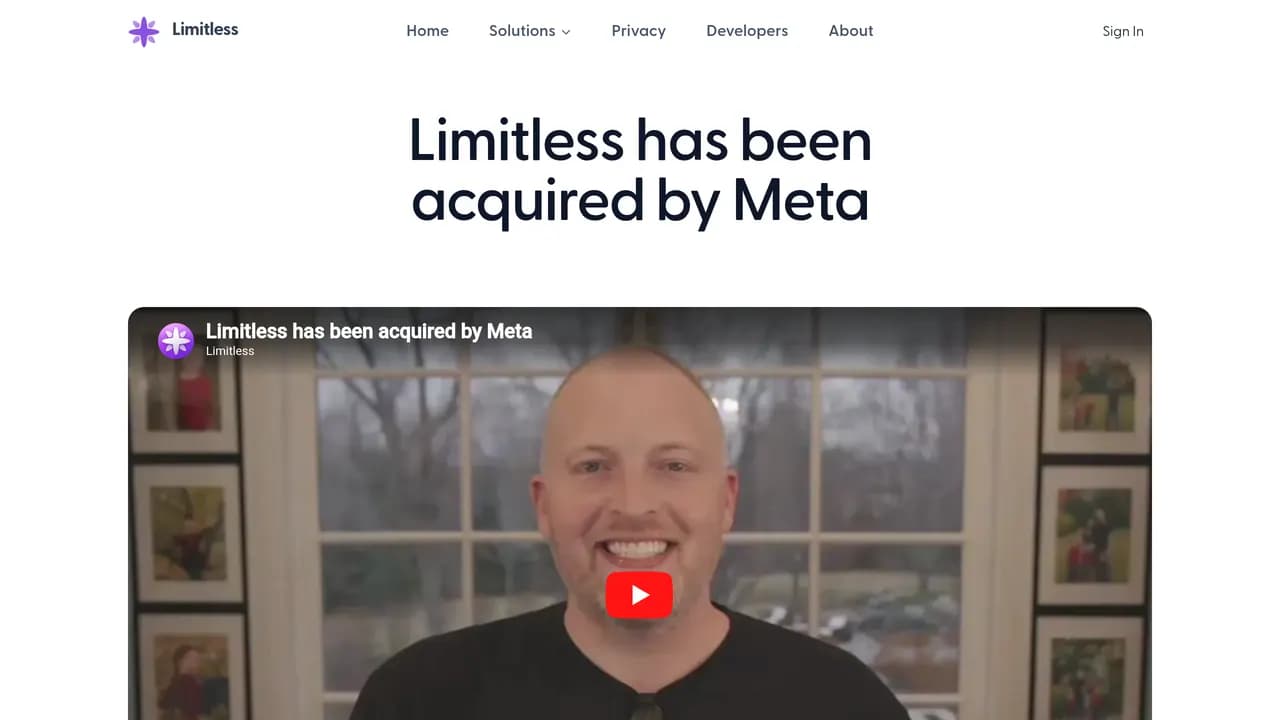Screenshot of Limitless
