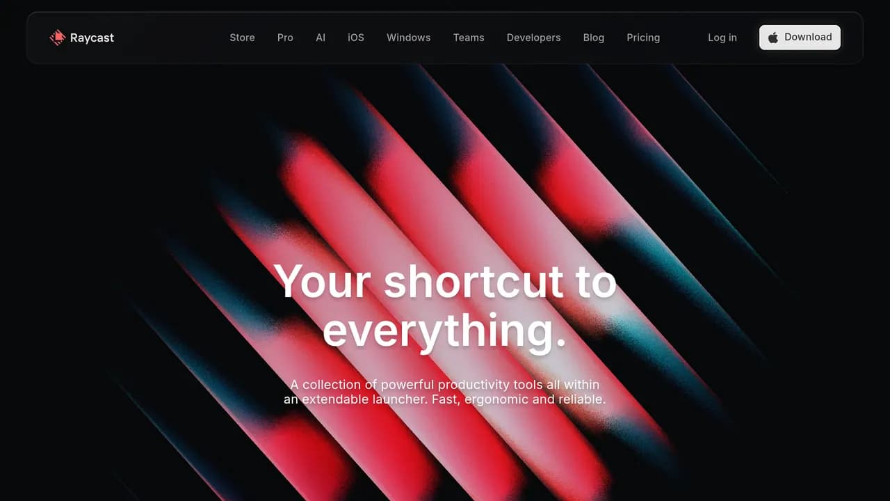 Screenshot of Raycast