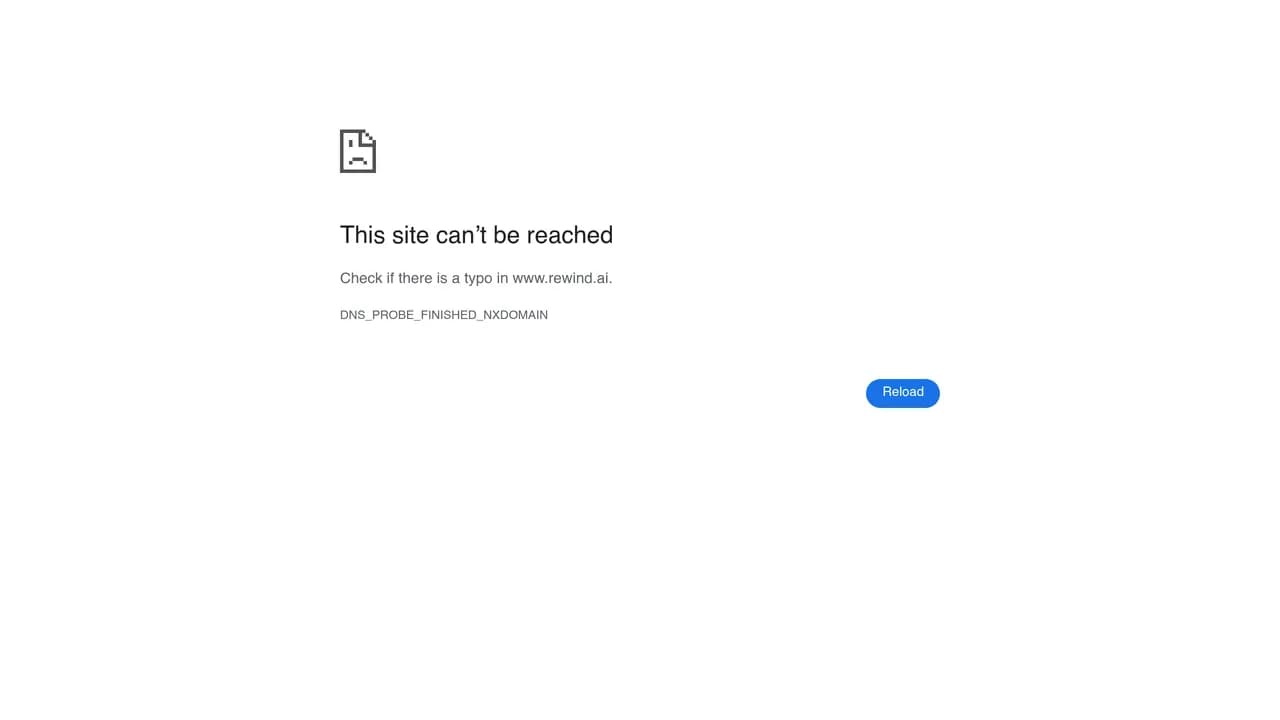 Screenshot of Rewind