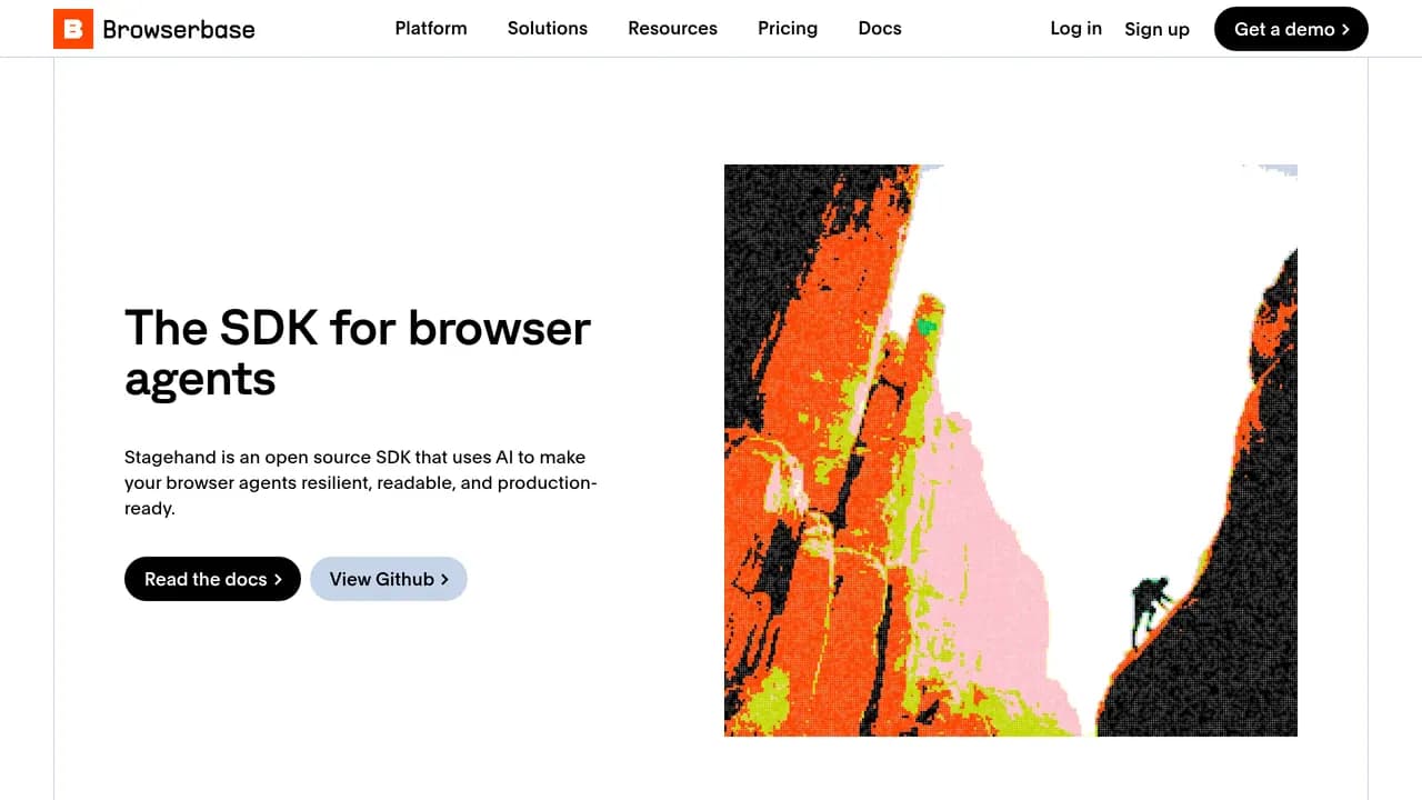 Screenshot of Stagehand
