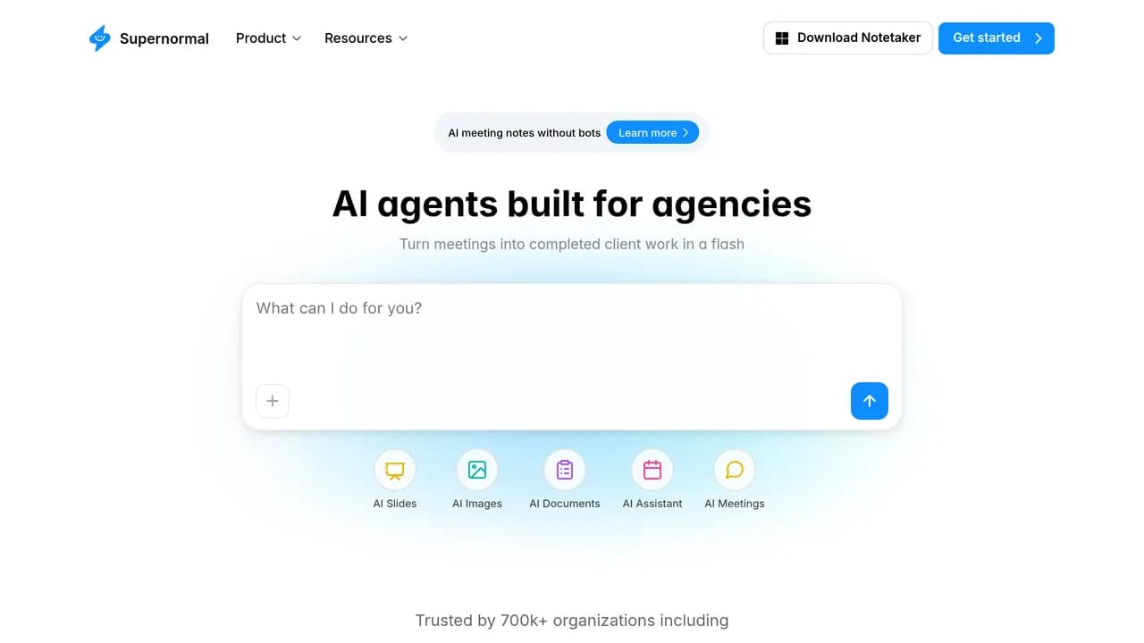 Screenshot of Supernormal