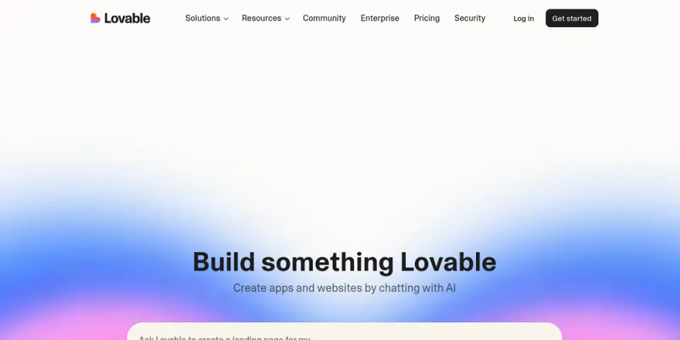 Lovable homepage — the tool these alternatives replace