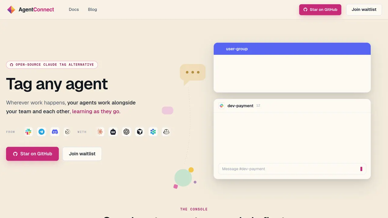 AgentConnect screenshot