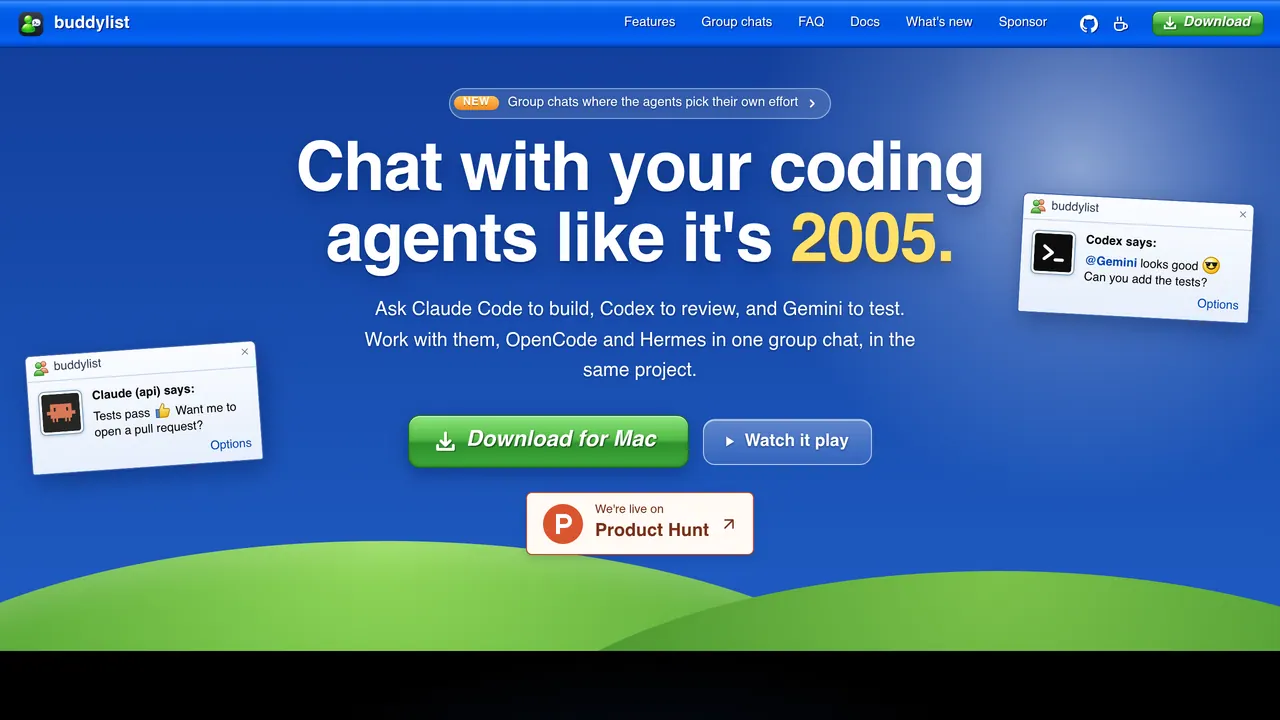 buddylist screenshot