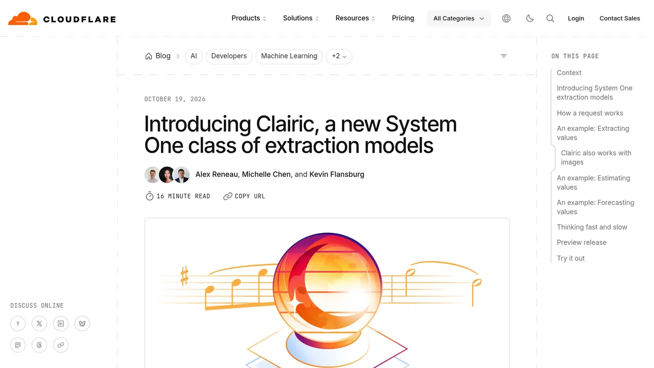 Cloudflare Clairic screenshot