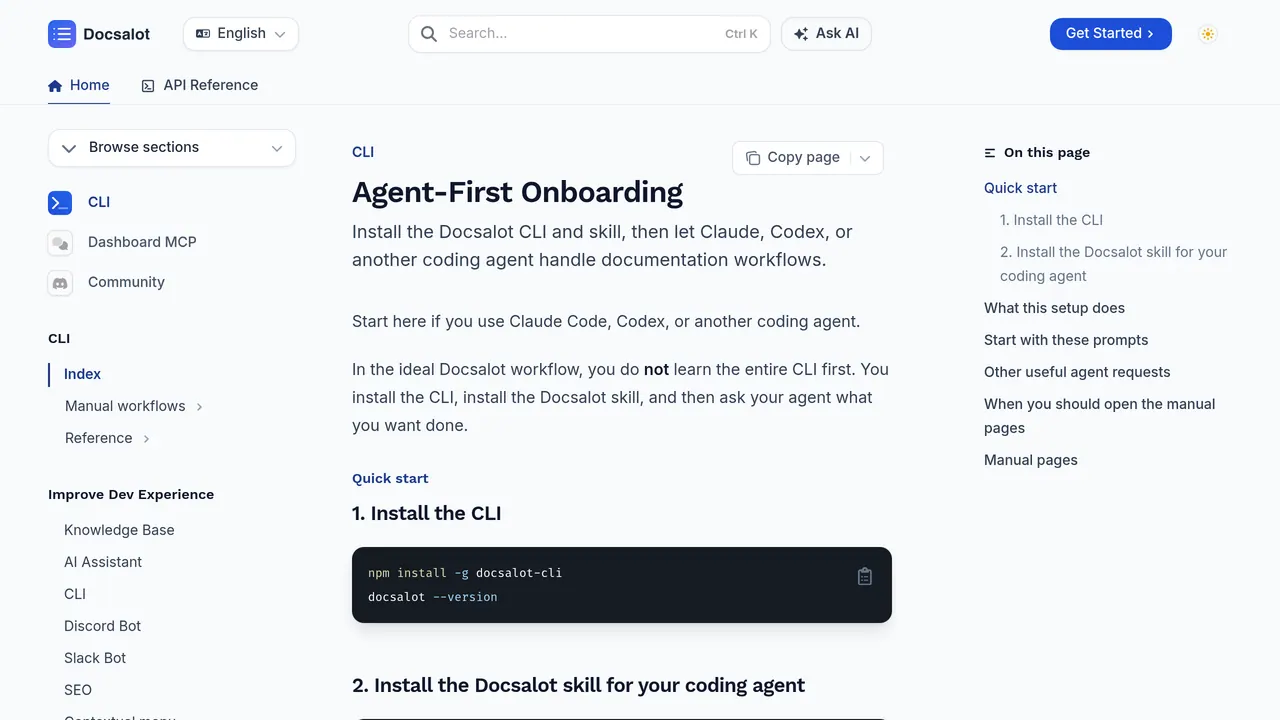 DocsAlot CLI screenshot