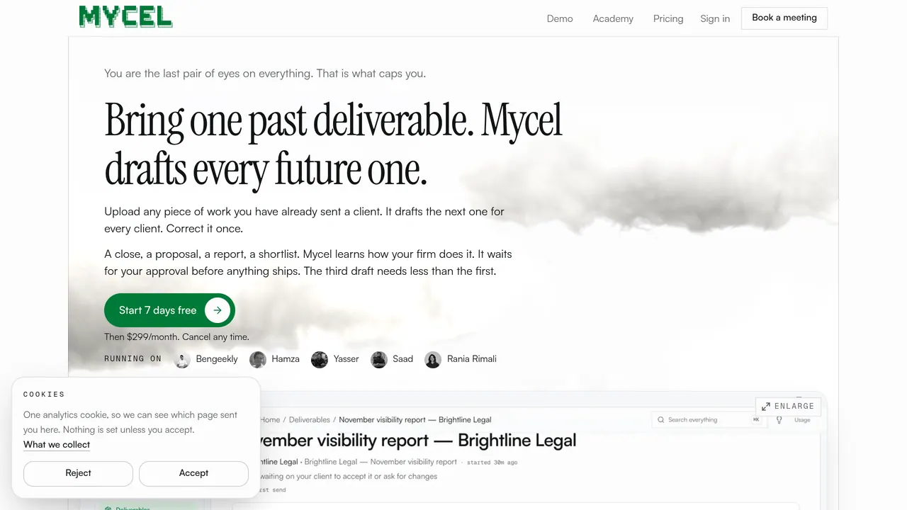 Mycel screenshot