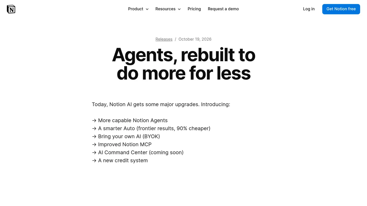 Notion Auto screenshot