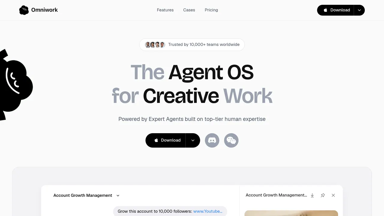 Omniwork screenshot