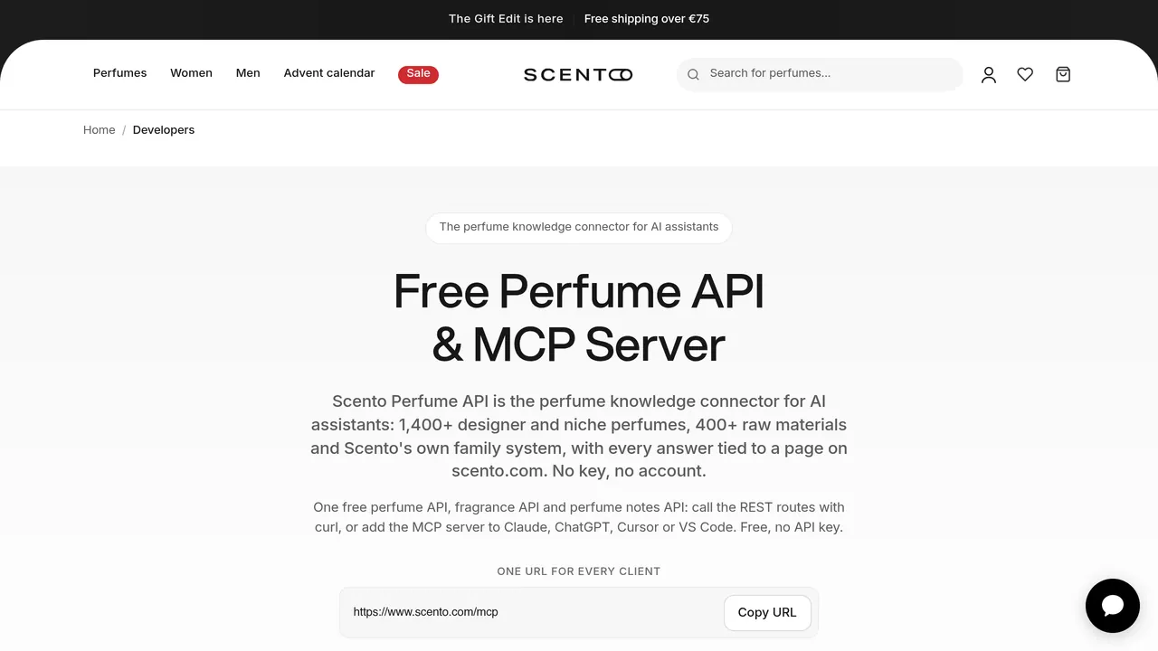 Scento Perfume API screenshot