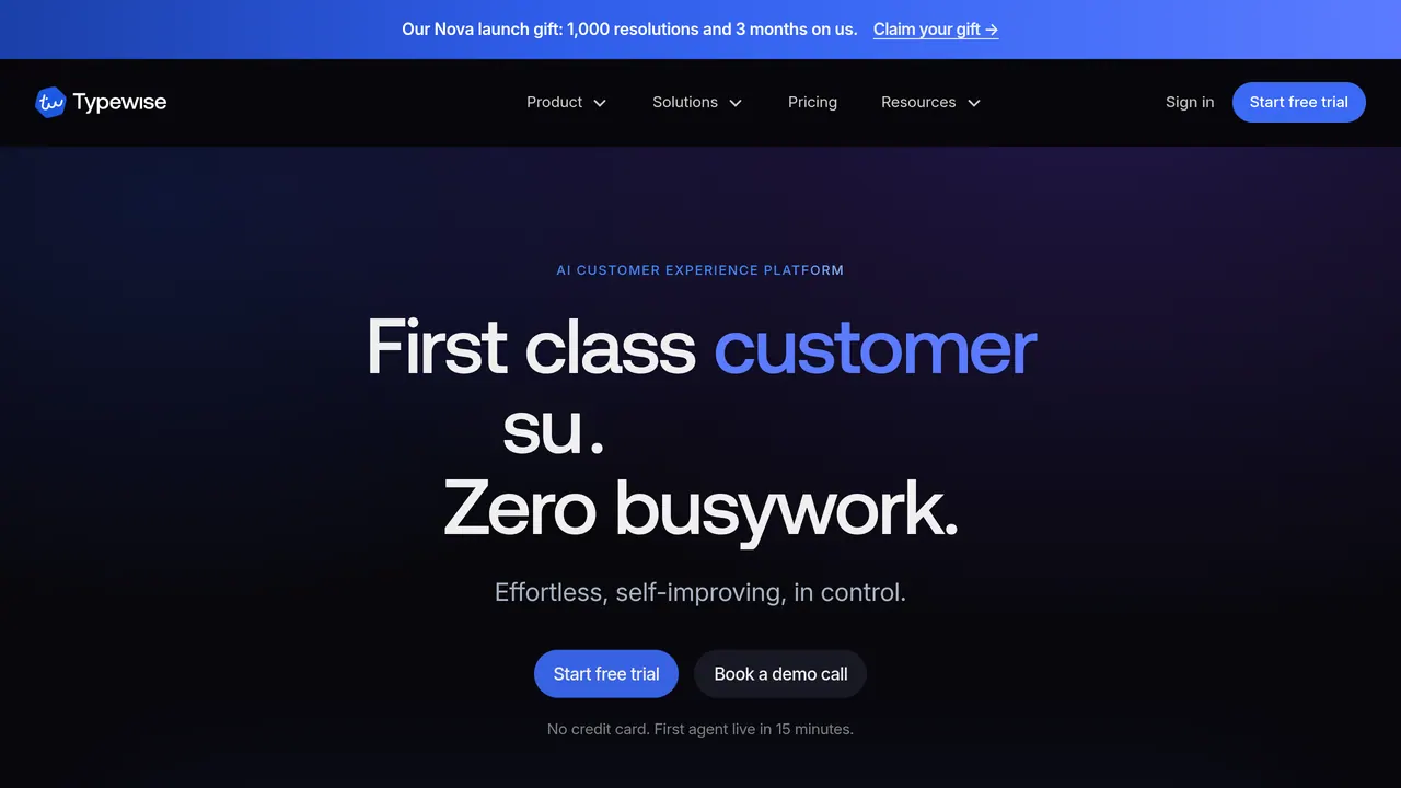 Typewise Nova screenshot