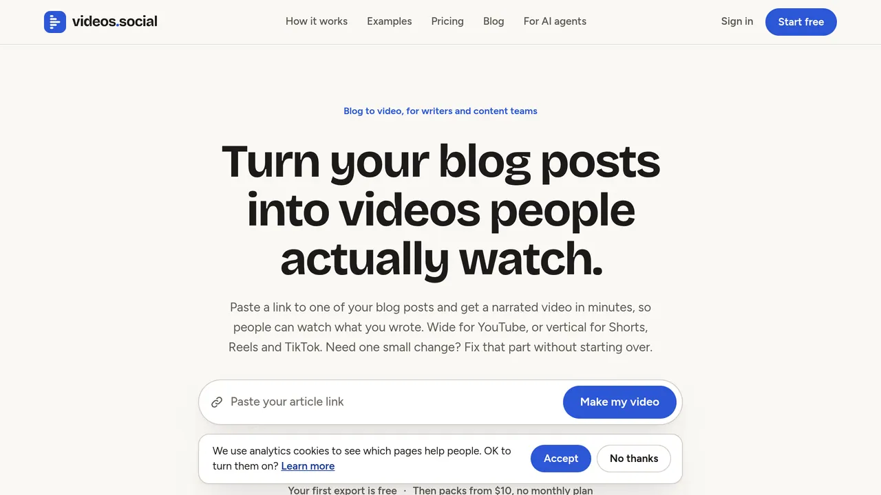 videos.social screenshot